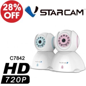 CCTVSG.NET Vstarcam C7842WIP 720P Baby Monitor