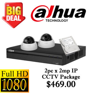 CCTVSG.NET Dahua 2MP IP CCTV Package 2