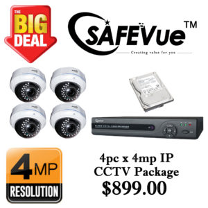 CCTVSG.NET SafeVue 4MP IP CCTV Package 4
