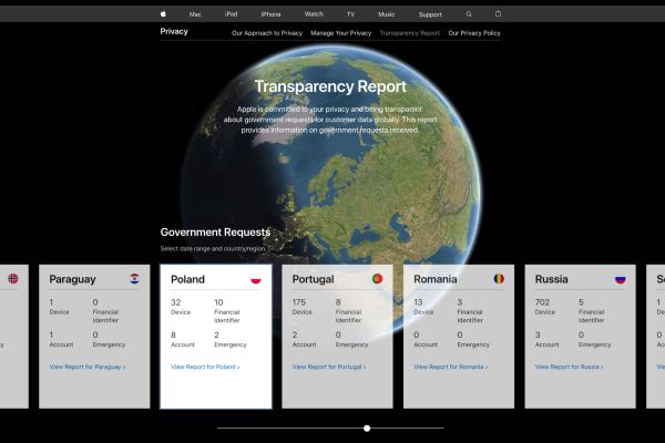 You are currently viewing In revamped transparency report, Apple reveals uptick in demands for user data – CCTVSG.net