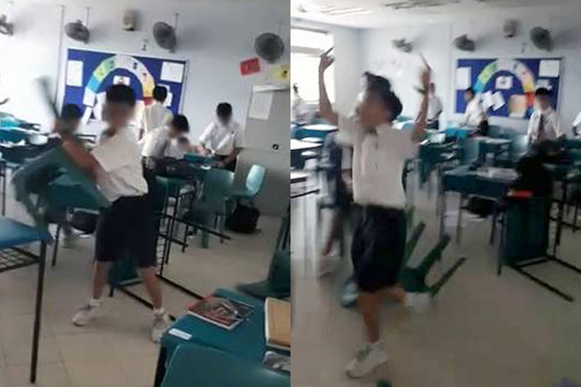 fight in classroom