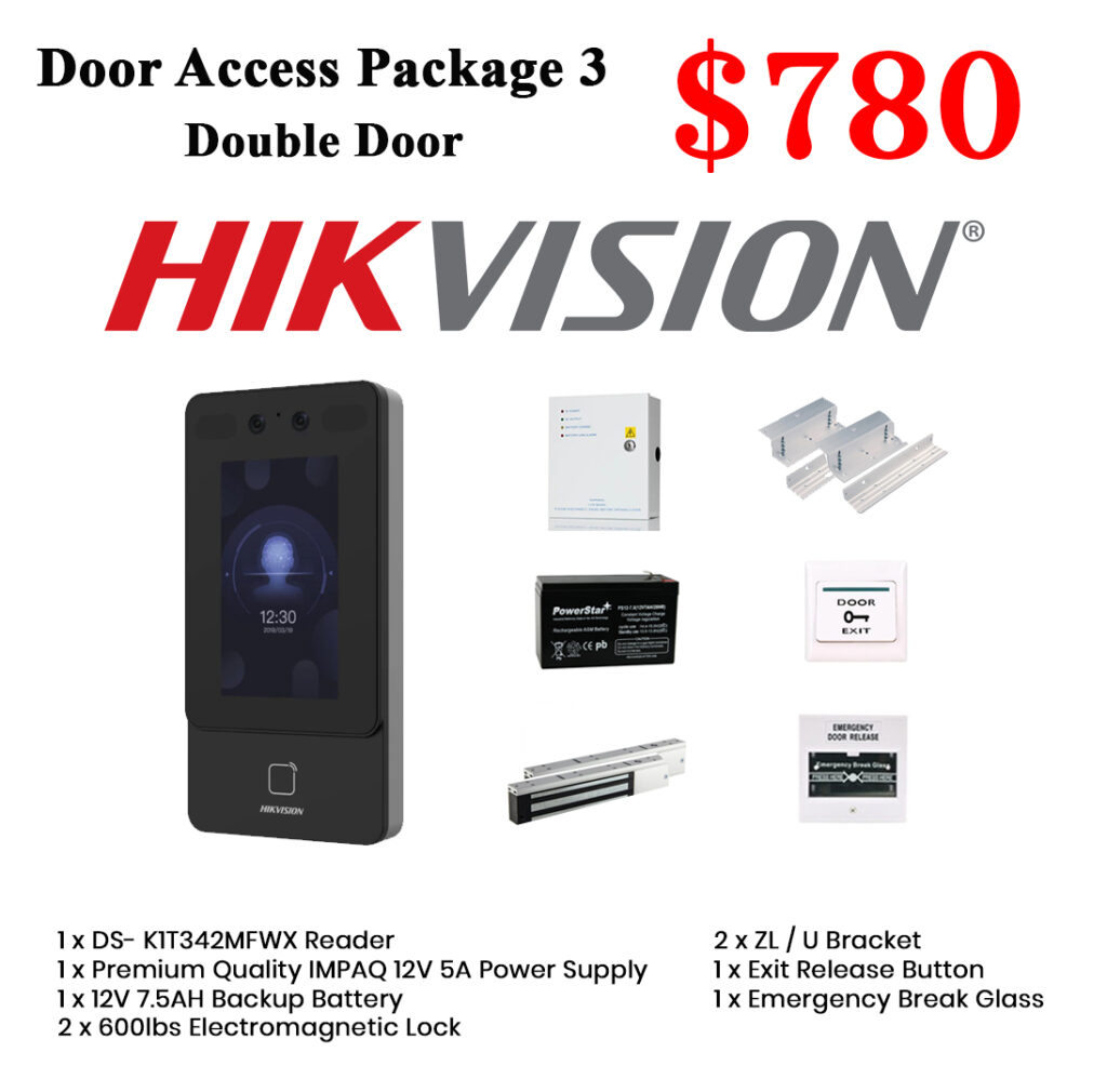 Singapore Door Access System Package 3 for Double Door