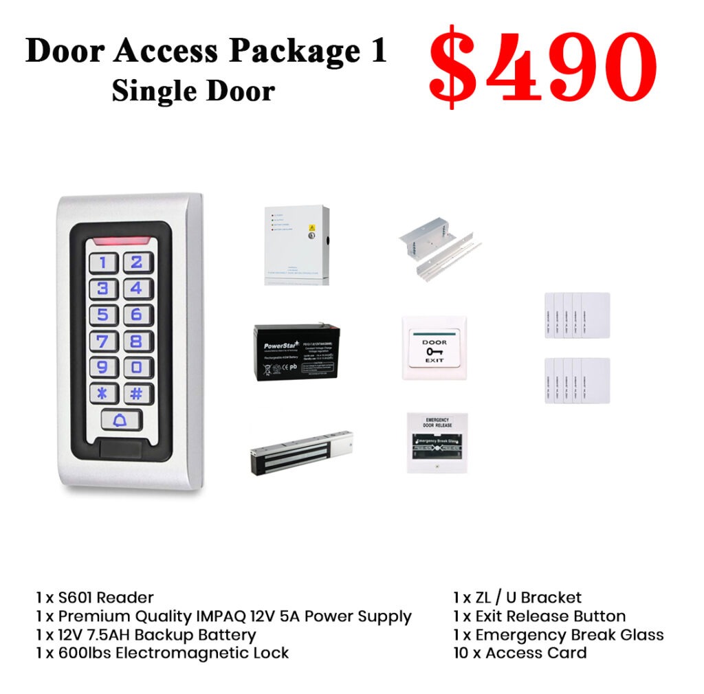 Singapore Door Access System Package 1 for Single Door